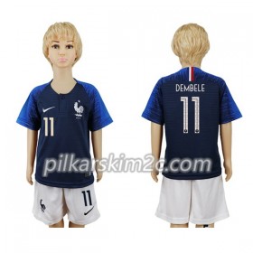 Koszulka Francja Dembele 11 Dziecięca Główna Mistrzostwa Świata 2018 - Koszulki Piłkarskie